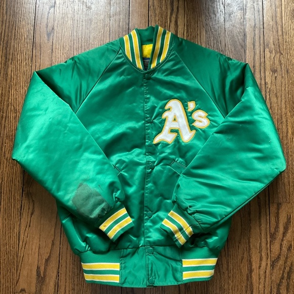 Oakland Athletics Jacket MLB Vintage Athletics Jacket Bomber Baseball Jacket - Picture 5 of 15